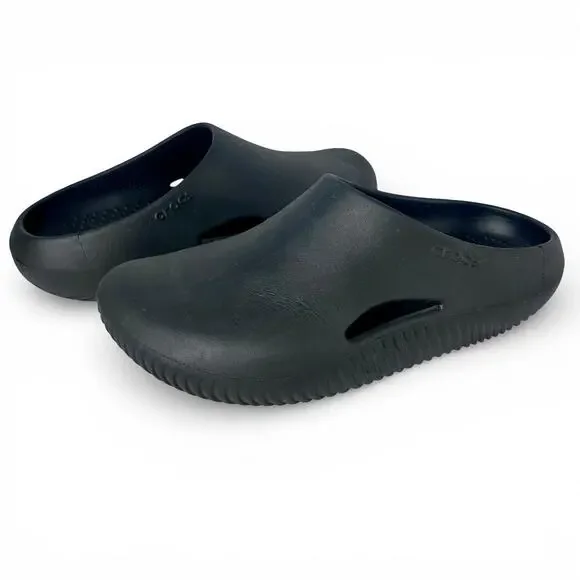 Crocs Mellow Recovery Clogs Black Comfort Slip On Work Shoes Mens 7 Womens 9 - Picture 12 of 12
